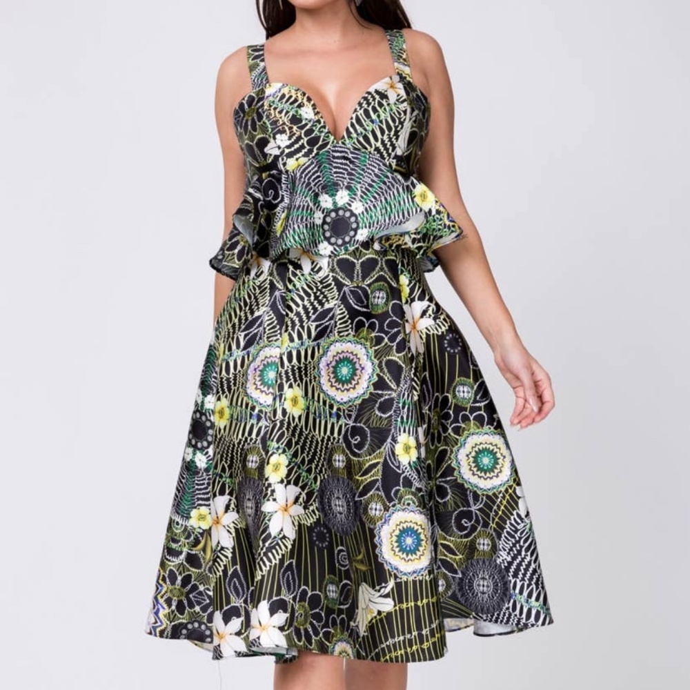 Melanie Peplum Dress